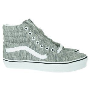VANS SK8-HI RIB KNIT WOMEN SNEAKER (GRAY/TRUE WHT)